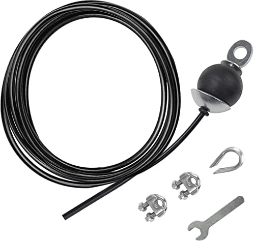 LFJ Gym Kabel Draht Fitnessgerät Stahlseil für Latzug Kabelzug Fitness Home Gym Riemenscheibensystem Seil für Kraftstation