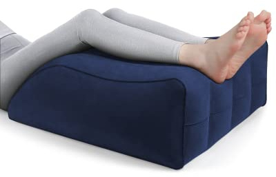 Almohada para Piernas, Almohada Piernas para Dormir, mejorar la circulación y reducir la hinchazón, Adecuado para mejorar la calidad del sueño, Embarazada, Cirugía y lesiones, Recuperación (Azul)