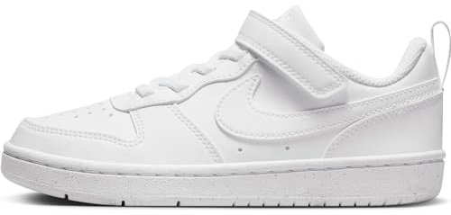 NIKE Court Borough Low Recraft (PS), Sneaker, Blanco, 30 EU