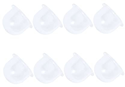 POPETPOP 10 Pcs Small Primer Bulb Replacement for Chainsaw and Picking Machine, Plastic Carburetor Primer Pump with Good Sealing Performance and Correct Oil Suction for Outdoor Power Tools