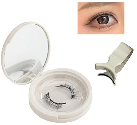 Magnetic Lashes,Generisch Magnetic Eyelashes, 3D Effect Magnetic Eyelashes Natural Look, Reusable Soft Magnetic Lashes No Glue Or Eyeliner Needed (#04)