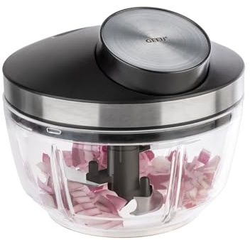 GEFU Multizerkleinerer Zizo 450 ml - Manueller Gemüseschneider mit Seilzug