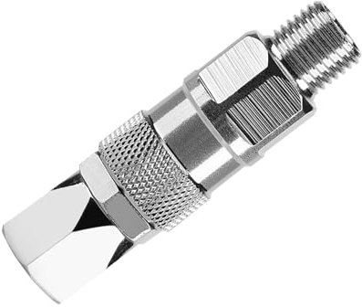 Drehgelenk, 1/4 Zoll 360 Grad Drehbar Edelstahl Sprühgelenk Airless Spritzpistolenschlauch Drehgelenk für Farbspritzgeräte