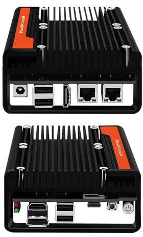 PeeliCeeli Mini PC Firewall Appliance, 12th Gen N100, Dual i226V 2.5G LAN Desktop Computer, 2HD, DP, TF, Designed For DIY/3D Printing Enthusiasts, DDR5 32GB RAM, 1TB M.2 SSD
