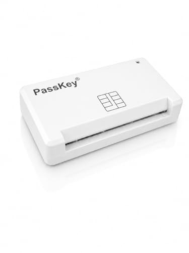 Lector de DNI - USB A y C - Mac Intel-M1-M2-M3-M4 y Pro - Windows 10/11 y Linux -PassKey® Duo - Empresa Española con Soporte Personal.