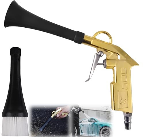 Pistolet de nettoyage à air comprimé à sec, pistolet à air comprimé, pulvérisateur de saleté et de crasse avec effet tourbillonnant, pistolet à air haute pression, sans réservoir