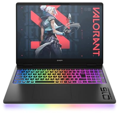 HP Omen Max 16-ah0000sf Ordinateur Portable Gaming 16 WQXGA IPS 240 Hz, PC Portable Gamer (Intel Ultra 9 275HX, RAM 32 Go, SSD 1024 Go, Nvidia GeForce RTX 5080 16Go, Windows 11), Laptop Noir, AZERTY