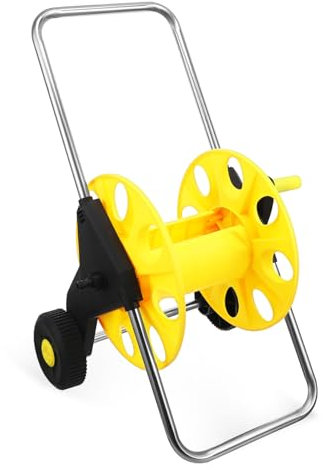 KLYDBMYT Chariot à Tuyau avec Roues, Chariot à Enrouleur de Jardin poussé à la Main pour Un arrosage Facile et Un Support de Rangement pour Une Utilisation à la Maison et au Jardin