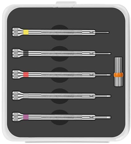 5Pcs Screwdriver Set High Hardness for Phone Watch Glasses Laptop PC Accessories Steel Screwdriver Set for Electronics
