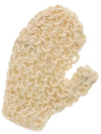 Weiche, gewebte Badehandschuhe, Natursisal-Handschuhe für sanftes Peeling, empfindliche und Körpermassage, wiederverwendbare Waschhandschuhe, Sisalhandschuh