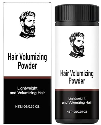 Polvo Estilizador Para Cabello 10g Antitranspirante y Matificante con | Polvo Mate Para Cabello Esponjoso Para Adultos Hombre Pareja Familia Amigos Padre Abuelo Esposo