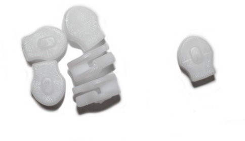 dalipo 32007 - Schieber für Bettwäsche-Reißverschluss, 10 Stück