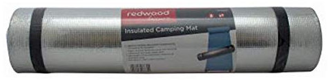 Redwood BB-FM201 Insulated Camping Mat 180cm x 50cm x 0.6cm Straps Roll & Store ALUMINIUM FOIL