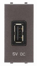 Niessen - Toma cargador usb 1m 750ma/5v antracita