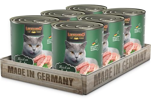 Leonardo Alimento húmedo Gato Rico EN Pato 6X800GR LATAS