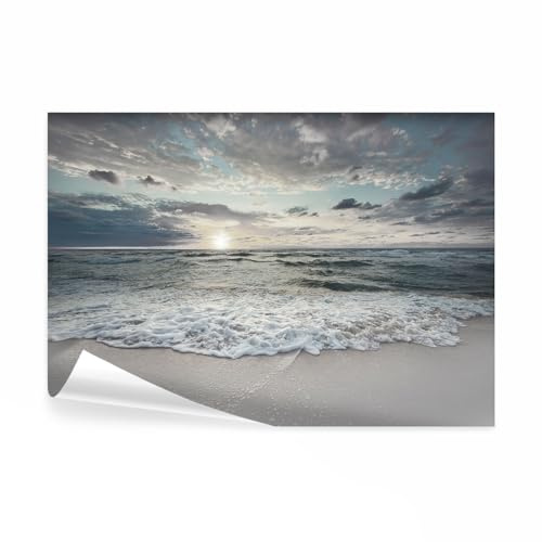 decomonkey Fototapete Meer, 300x210 cm, Landschaften Himmel Natur, Vlies | Schlafzimmer, Wohnzimmer, Tapete, Fototapeten, Tapeten, Vliestapete, Wandtapete, moderne, Wand, Wandbild