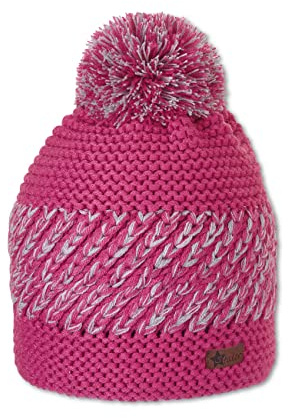Sterntaler Baby - Mädchen Mütze Bommelstrickmütze Mustermix
