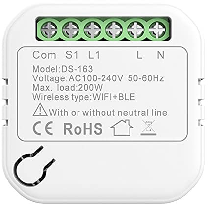 Ganekihedy Tuya WiFi Modulo Interruttore 10A Automazione Domestica Intelligente FAI DA TE Usato Congiunzione con Home