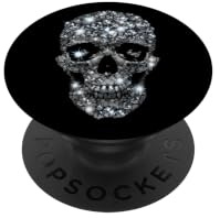 Totenkopf Made in Diamonds - Grafikdesign PopSockets Klebender PopGrip