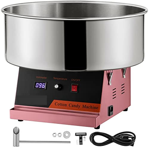 Commercial Candy Floss Maker Electric Cotton Candy Machine for Carnivals Birthday Parties Sports Events - Versatile and Durable Marshmallow Making Kit