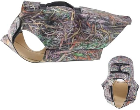 Tarnweste für Hunde,Camouflage-Hundeweste,Hundebekleidung Hundeweste Jagdweste - Verstellbare Hundekleidung, Sicherheits-Trainingsweste für Outdoor, Jagd und Wassertraining
