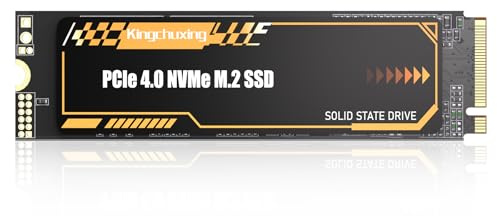 Kingchuxing 1T M.2 2280 NVMe SSD Interno Solid State Drive - PCIe 4.0 Gen 4x4 - Fino a 7300 MB/s, SSD con dissipatore di calore, adatto per appassionati di PlayStation 5, professionisti IT