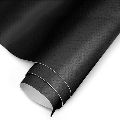 Kunstleder Selbstklebend Reparatur Patch,40x60cm,Atmungsaktiv Und Kratzfest Für Autositz,Sofa,Couch Und Möbel,Einfach Anzubringen(Schwarz)