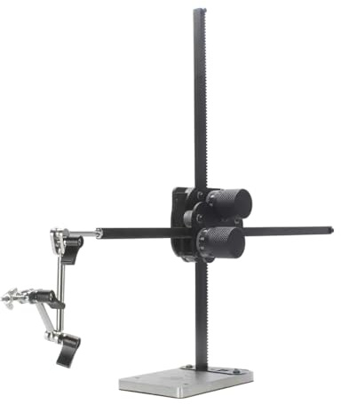 BCJMKDX Adjustable mount, Stop Motion Armature Kit with Vertical and Horizontal Rails,30cm Guide Rail,for Animation Studios,Time-Lapse Photography
