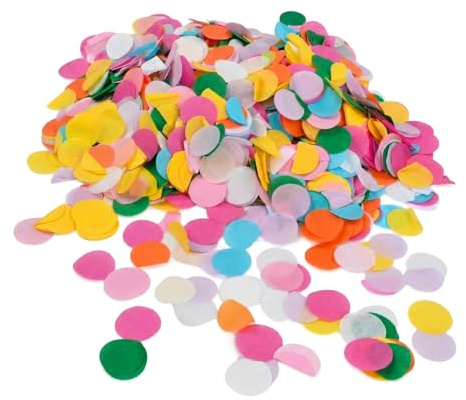 12000 Pcs Biodegradable Confetti, 2.5cm Round Wedding Confetti