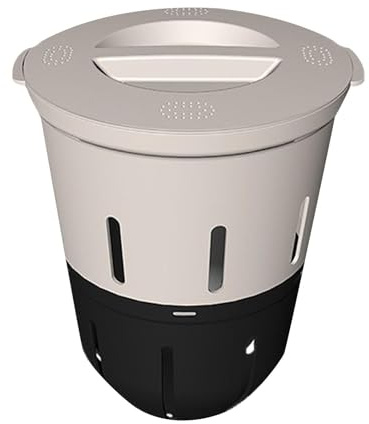 Compostador Enterrado - Contenedor de Compost para Jardín de 12,5 litros - Pequeño Recipiente para Lombricompostaje | Jardineros Cultivadores Principiantes Proyectos Escolares Granja Césped y Patio