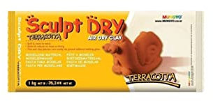 Artstraws CT5575 Lufttrocknender Ton, Terracotta, 1 kg, 1 kg