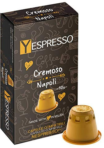 200 Capsule Compatibili con Nespresso Cremoso Napoli - 2 Confezioni da 100 capsule