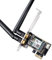 Cudy WE3000 Ax3000 Carte WiFi 6 PCIe pour PC, 2402Mbps + 574Mbps, AX200, OFDMA, Bluetooth 5.0/4.2/4.0, Windows 10