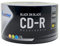 50 Pack Smartbuy Black on Black CD-R 52X 700MB 80 mins Double Side Black Vinyl Blank Recordable Disc