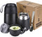 Boîtes Alimentaires Isothermes Set 500ml+700ml, Boîte Isotherme Repas Chaud en Acier Inoxydable avec Cuillère, Thermoisolant Boîte Récipient Thermique sans BPA pour Ecole Bureau(Vert Brillant)