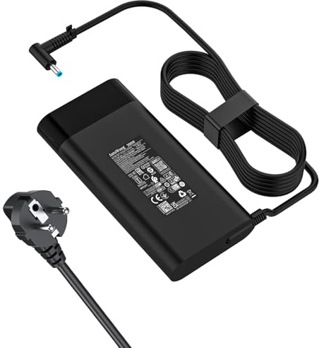 200W 19.5V 10.3A Chargeur Ordinateur Portable pour HP Omen Pavilion 15 16 17 15t 17t ZBook Fury Create Studio 15 17 G3 G4 G5 G6 G7 G8 G9 TPN-DA10 ADP-200HB B L00818-850 L00895-003 Adaptateur Secteur