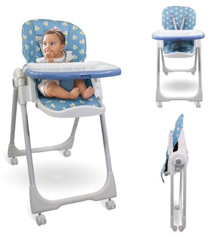 Mobiclinic® kids, Seggiolone per bambini, Evolutiva, Pieghevole, Trasformabile in, Simba, Imbracatura a 5 punti, Ruote con freno, Doppio vassoio estraibile, Tessuto lavabile, Regolabile