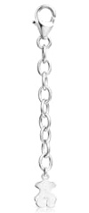 TOUS Alargador de Pulsera para Mujer de Plata de Primera Ley, 4,5 cm de Largo, Colección Basics