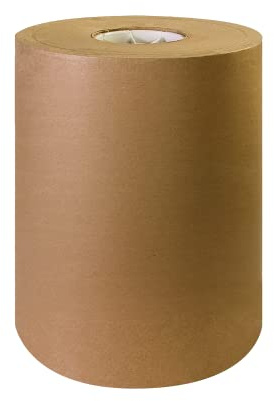 Box USA Moving Paper Rolls Kraft, 12 x 1200' 1-Pack | Recycled Paper Roll for Packing, Shipping and Storage