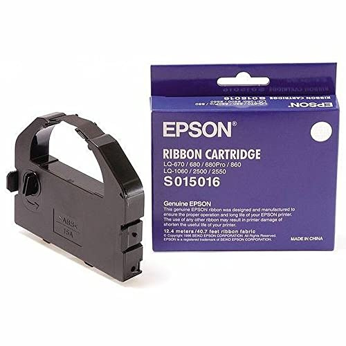 Epson Black Fabric Ribbon Cartridge - 7762L Ink Cartridge - Ink Cartridges (Schwarz, LQ-670, LQ-2500, LQ-2550, LQ-680 Pro, LQ-860, 1 Stück (s))