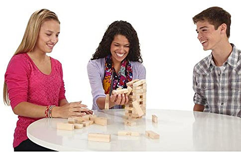 Hasbro Spiele A2120E24 - Jenga Classic, Kinderspiel