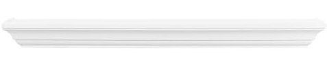 Mantels Direct Colton 72-Inch Fireplace Mantel Shelf, White