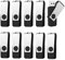1GB USB al por Mayor, RAOYI Pendrive Pack Memoria USB 2.0 1GB, Memory Stick Flash Drive para Computadoras PC Windows Mac OS (10 Unidades, Color de Negro)