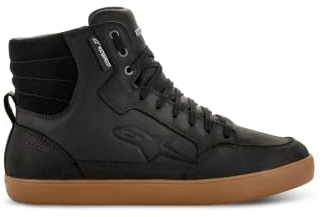 Alpinestars J-6 Waterproof Shoe, Men's Motorcycle Footwear, 11, Black/Gum