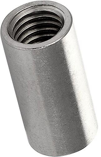 Gewindemuffe M6x20 mm Rund Edelstahl A2 (50 Stück) Einschraubmutter Einschraubmuffen