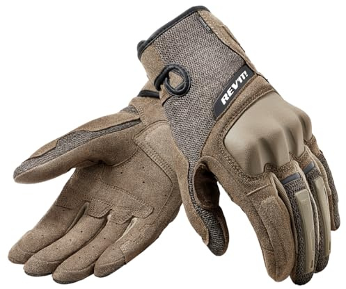 REV'IT! Revit Volcano Guantes de motocicleta para damas (Sand/Black,S)