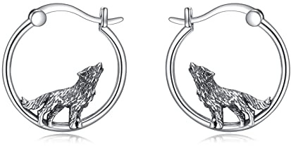 Tier Creolen Ohrringe 925 Sterling Silber Niedliche Tier Ohrringe Schmuck Geschenke für Damen Mädchen