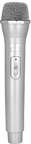 Boland 30846 - Microphone Popstar argenté, 23,5 cm, Microphone Karaoké, Faux Costume de Carnaval, Accessoire pour Costume, Accessoire pour Carnaval et Karaoké