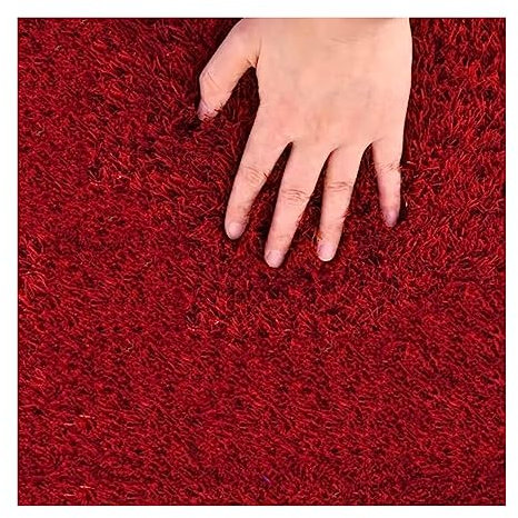XILYZMO Outdoorteppich, Garten Rasen Umkehrbar Matten, Realistisch Falsches Gras Synthetischer Rasen, Innen Außenbereich Rasenteppich Für Haustiere Mit (Farbe : Rosso, Größe : 59 x 157(in))