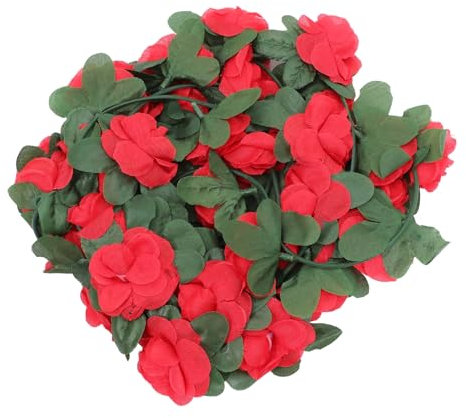 VINTORKY 6stücke Teiliges Künstliche Rosenblüten Girlande Für Hochzeiten Und Dekorationen Hängende Pflanzen Für Garten Und Feierlichkeiten